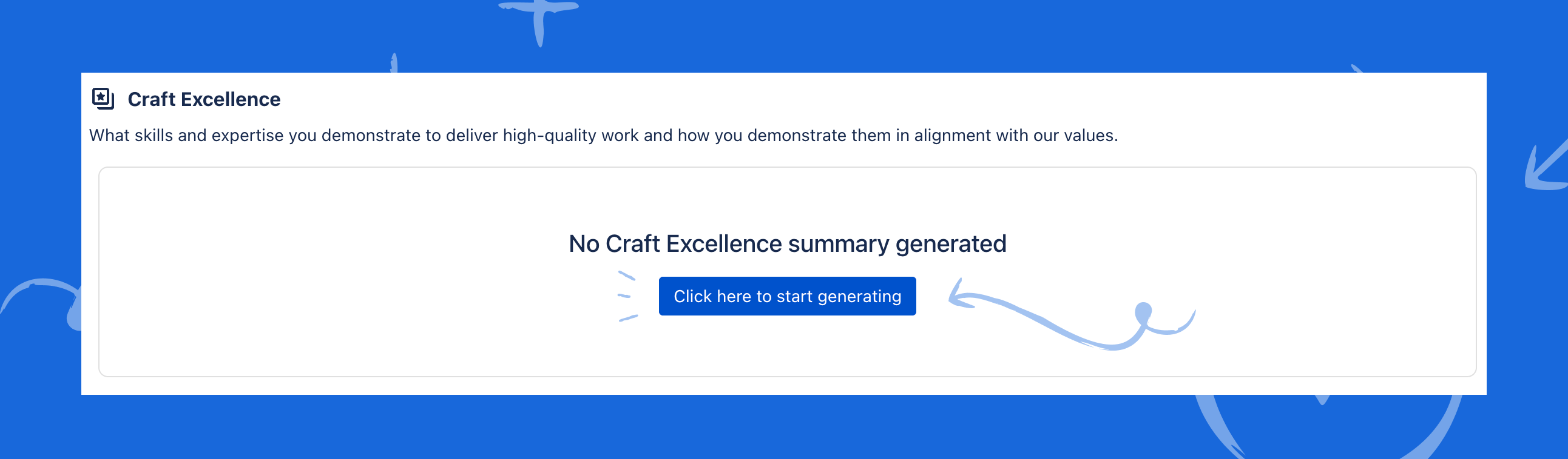 Onboarding clarity UI